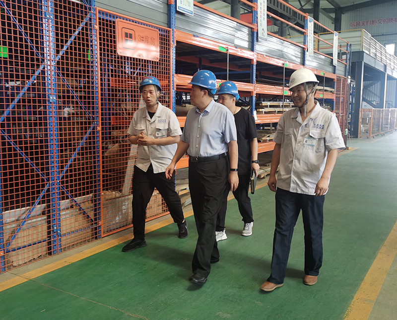 Secretary Sun of Zhongjie Industrial Park Comes to Our Company for Inspection NEWS 第1张