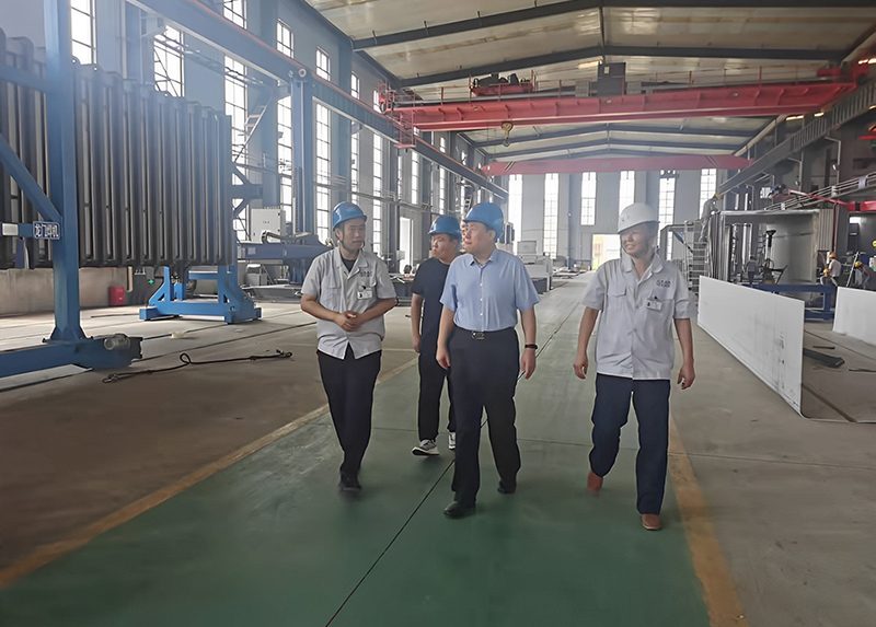 Secretary Sun of Zhongjie Industrial Park Comes to Our Company for Inspection NEWS 第2张